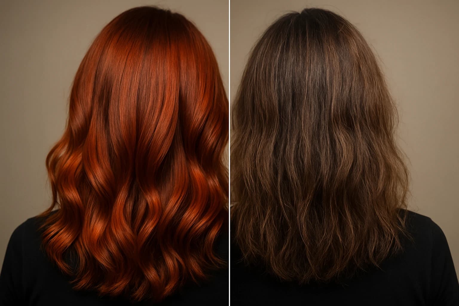 Woman with vibrant blonde colored hair